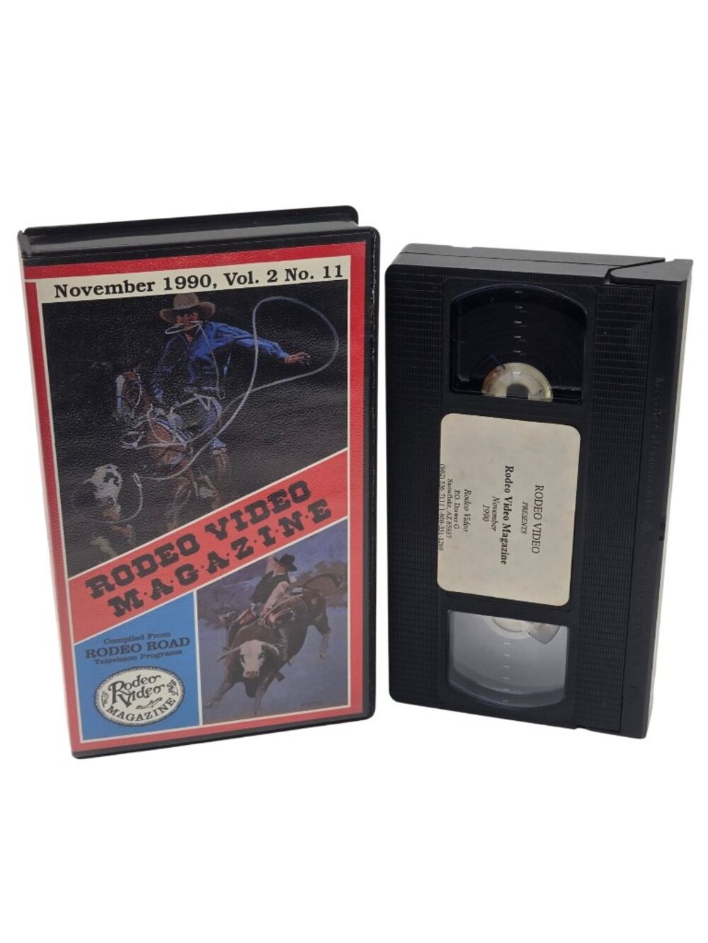 Rodeo Video Magazine VHS Tape Vol. 2 No. 11 November 1990 Team USA Canada